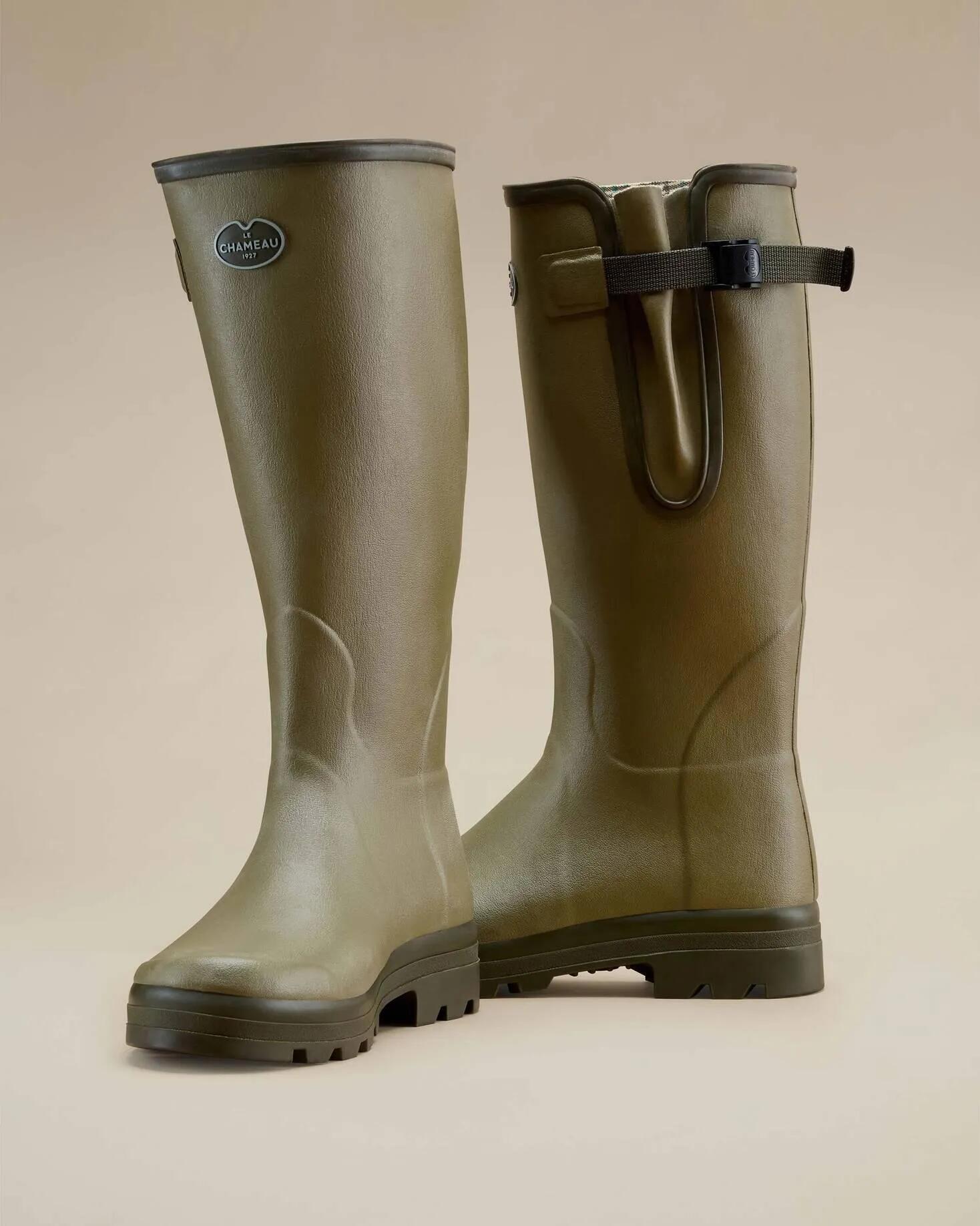 Bottes Vierzon Le Chameau Doublées Jersey Vert Vierzon 3/6