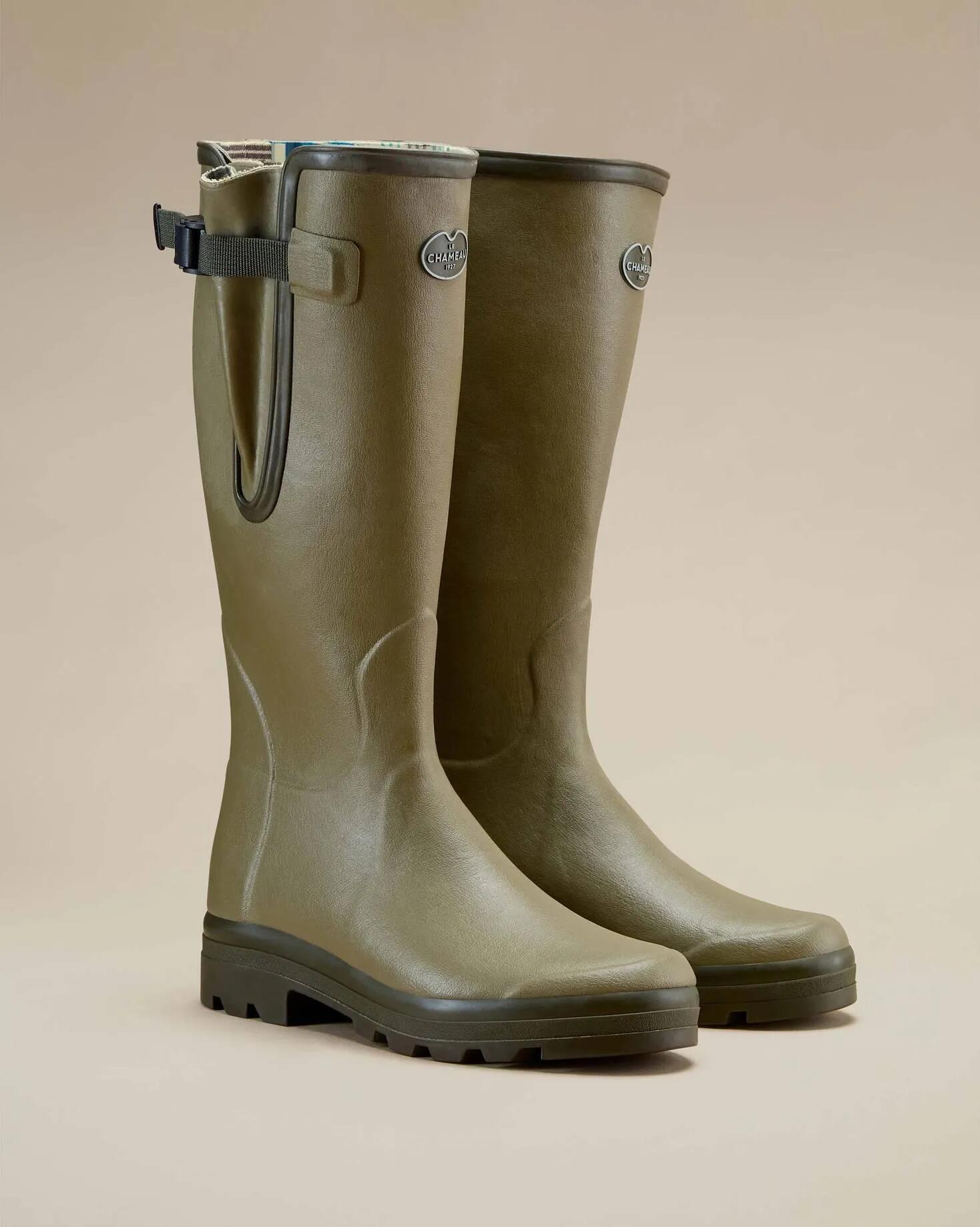 Bottes Vierzon Le Chameau Doublées Jersey Vert Vierzon 2/6
