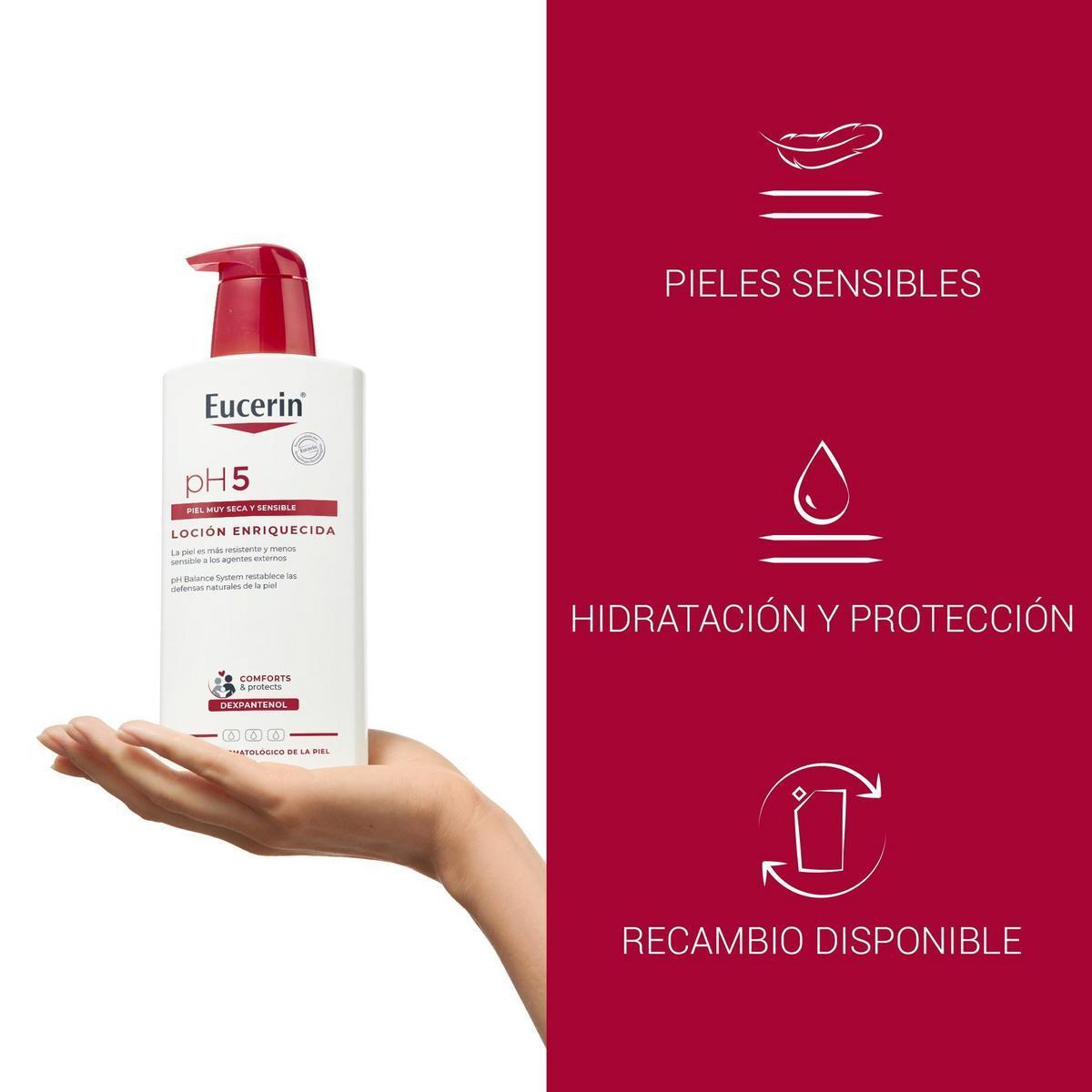 EUCERIN pH5 Loción Hidratante Corporal Enriquecida 400ml 3/6