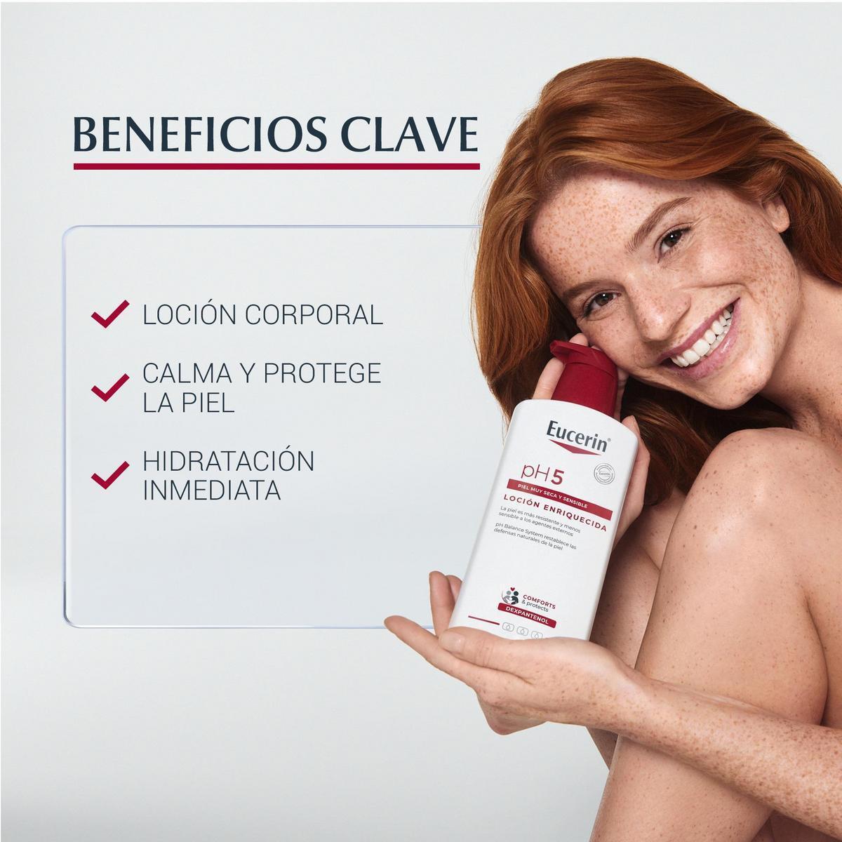 EUCERIN pH5 Loción Hidratante Corporal Enriquecida 400ml 2/6
