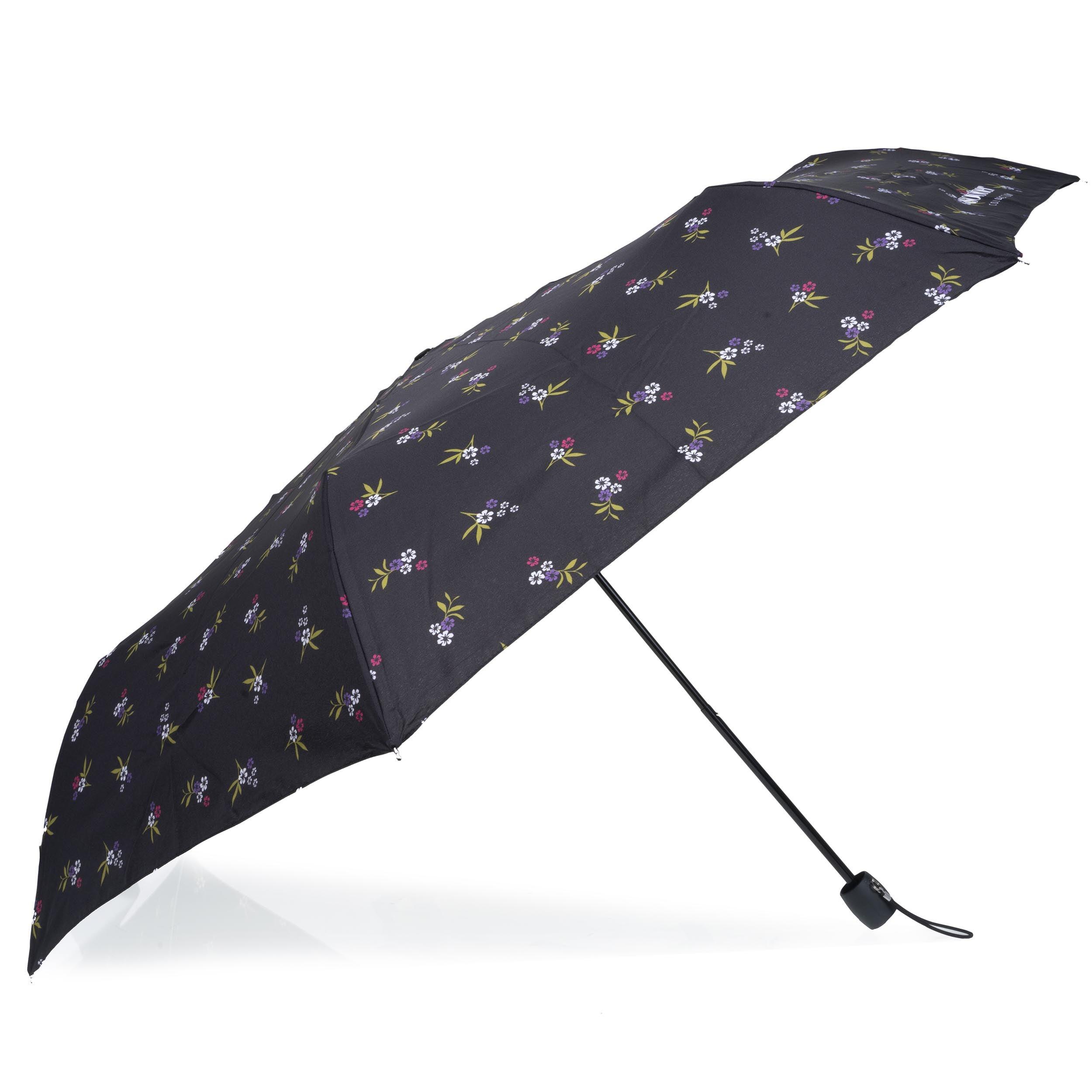 Ombrello nero Petites Fleurs UPF50+ (piccoli fiori) 2/5
