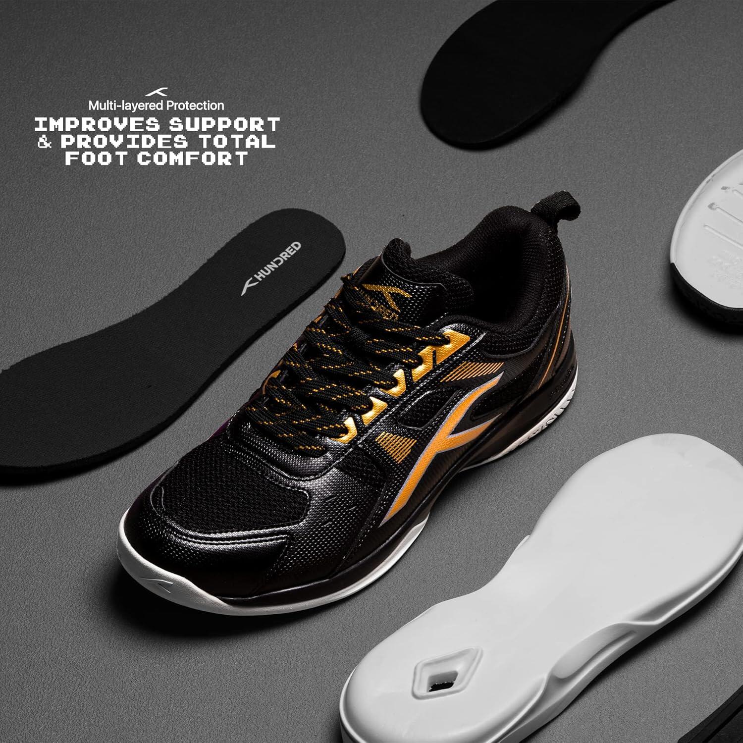 Hundred Raze Chaussures Badminton Homme Non Marquantes Pro 3/7