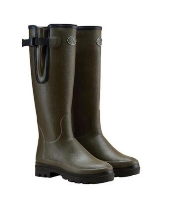 Bottes Vierzonord Femme Le Chameau Doublées Néoprène Vert Chameau - 35