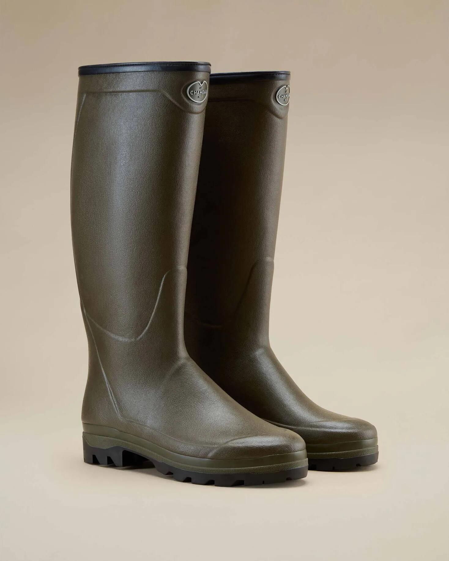 Bottes Country Cross Le Chameau Jersey Vert Chameau 3/6
