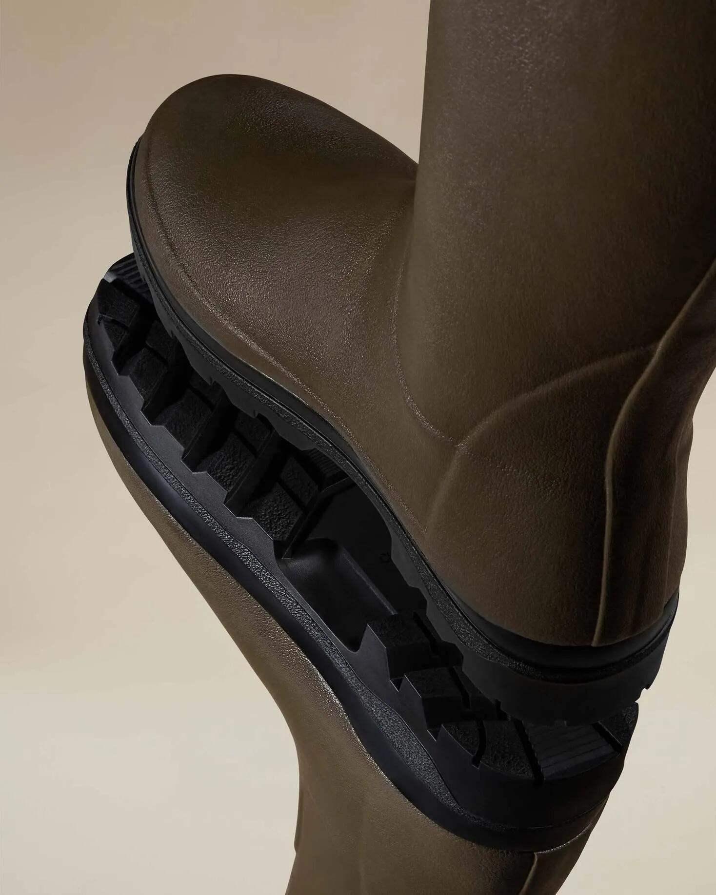 Bottes Vierzonord Femme Le Chameau Doublées Néoprène Vert Chameau - 38 3/6