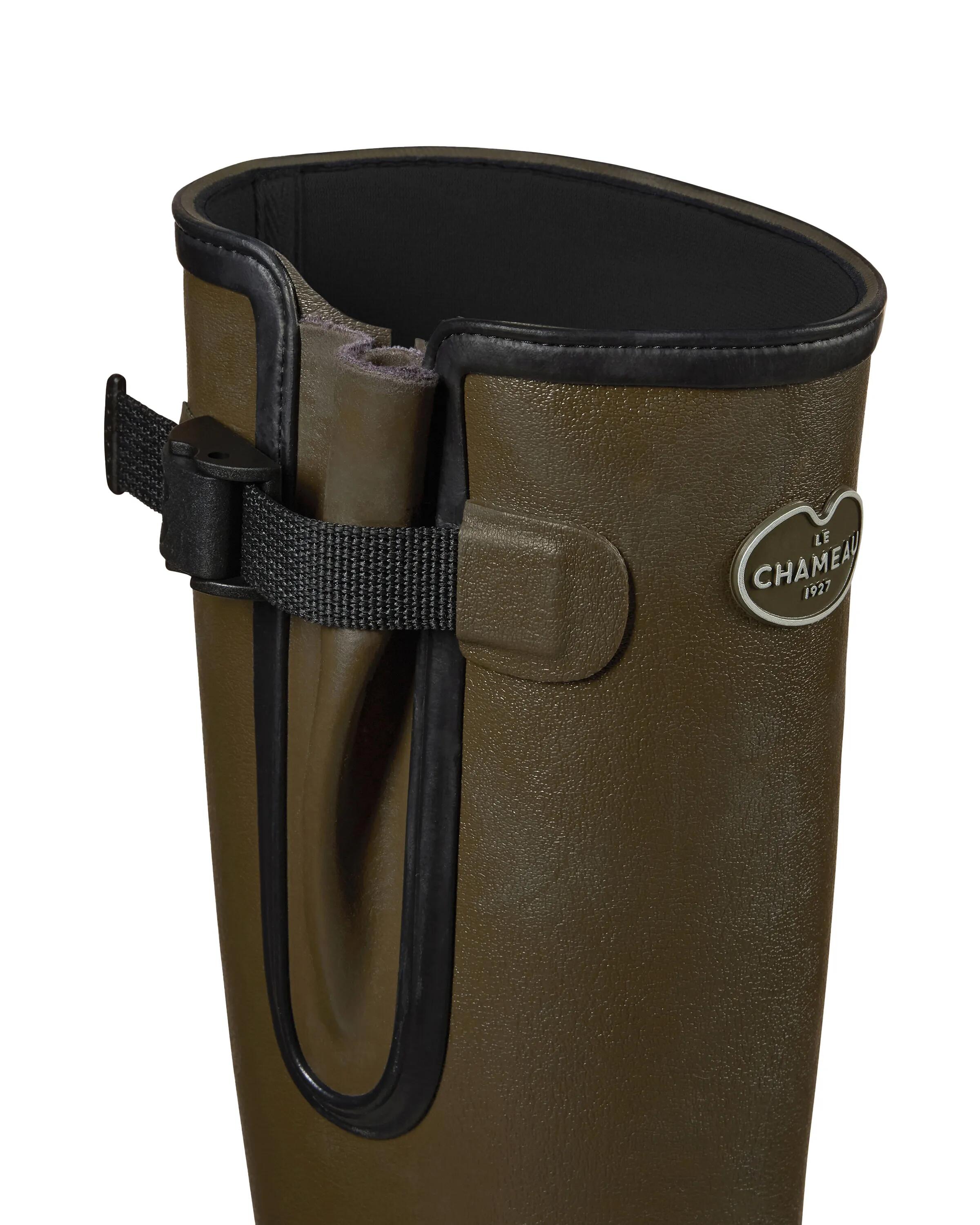 Bottes Vierzonord Femme Le Chameau Doublées Néoprène Vert Chameau - 38 4/6