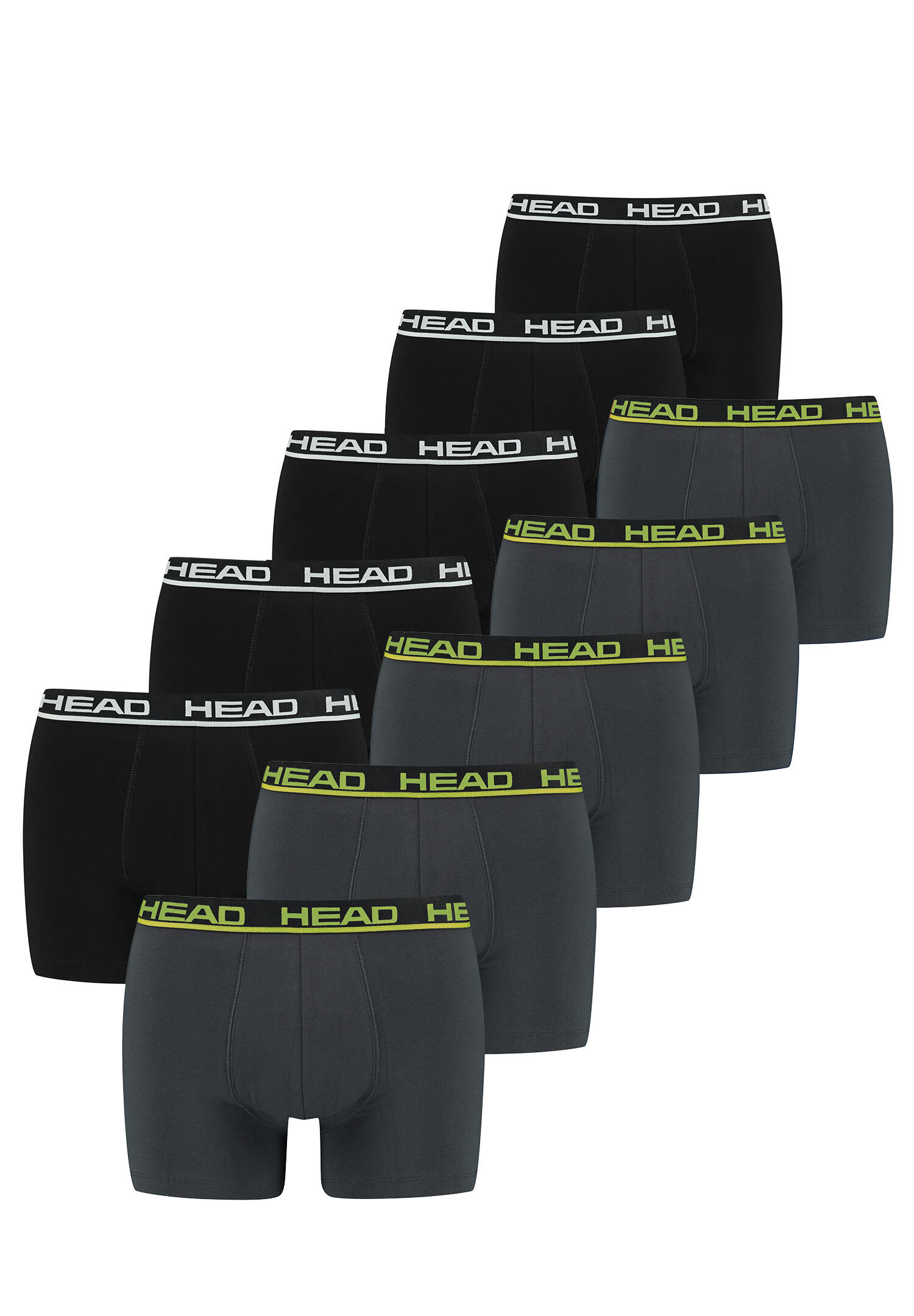 10 er Pack HEAD Herren Men's Basic Boxers Boxer Shorts 3/3