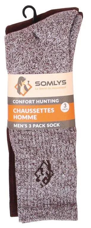 Pack 3 chaussettes Somlys 060 Confort Hunting - 40 2/2