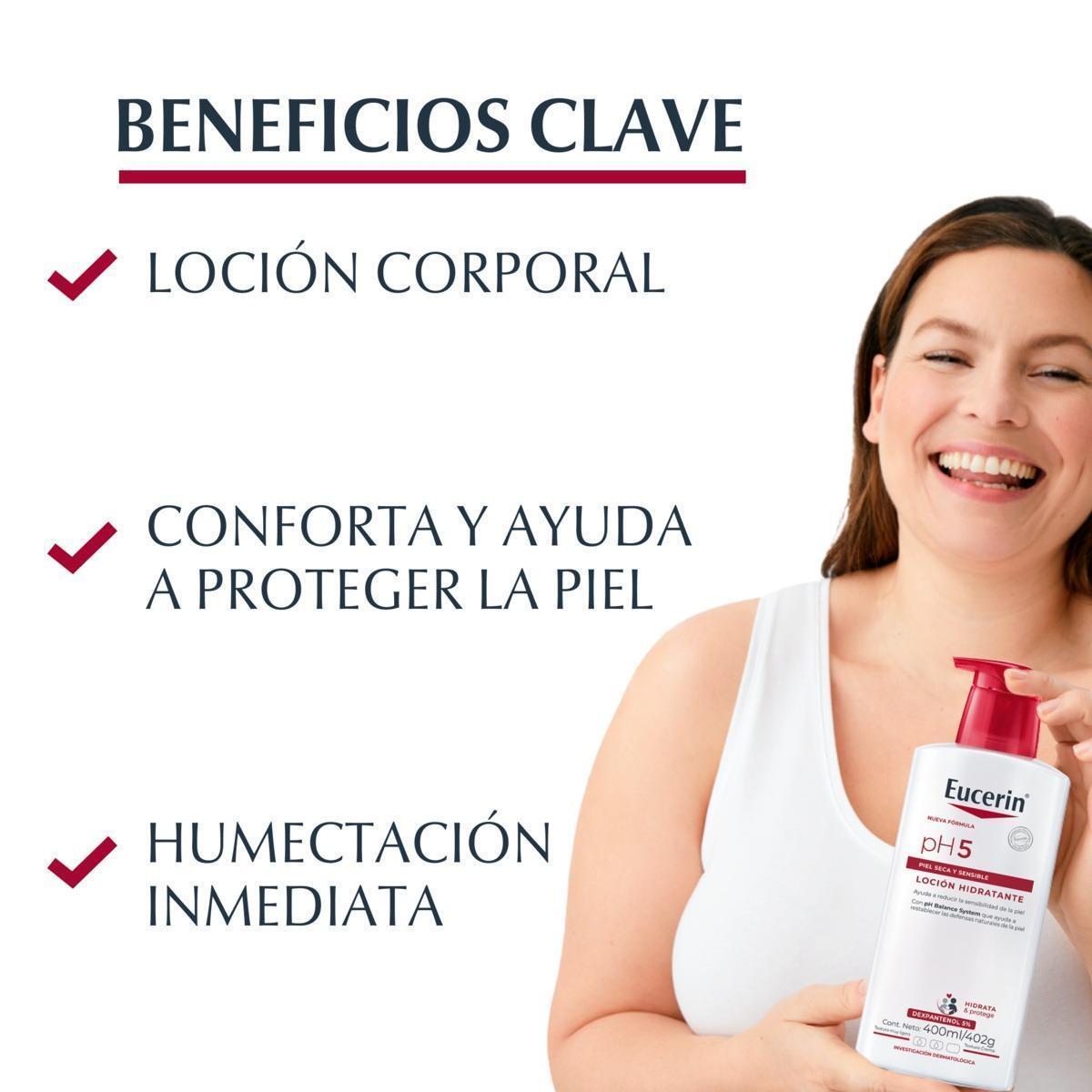 EUCERIN pH5 Loción Hidratante Corporal 400ml 2/5
