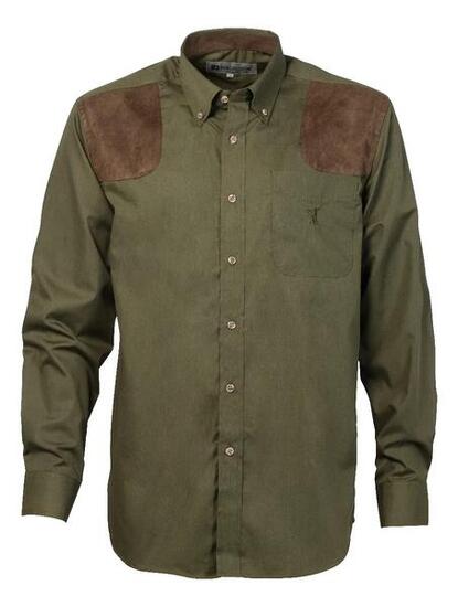 Chemise de Chasse Percussion Marcilly Kaki - 2XL
