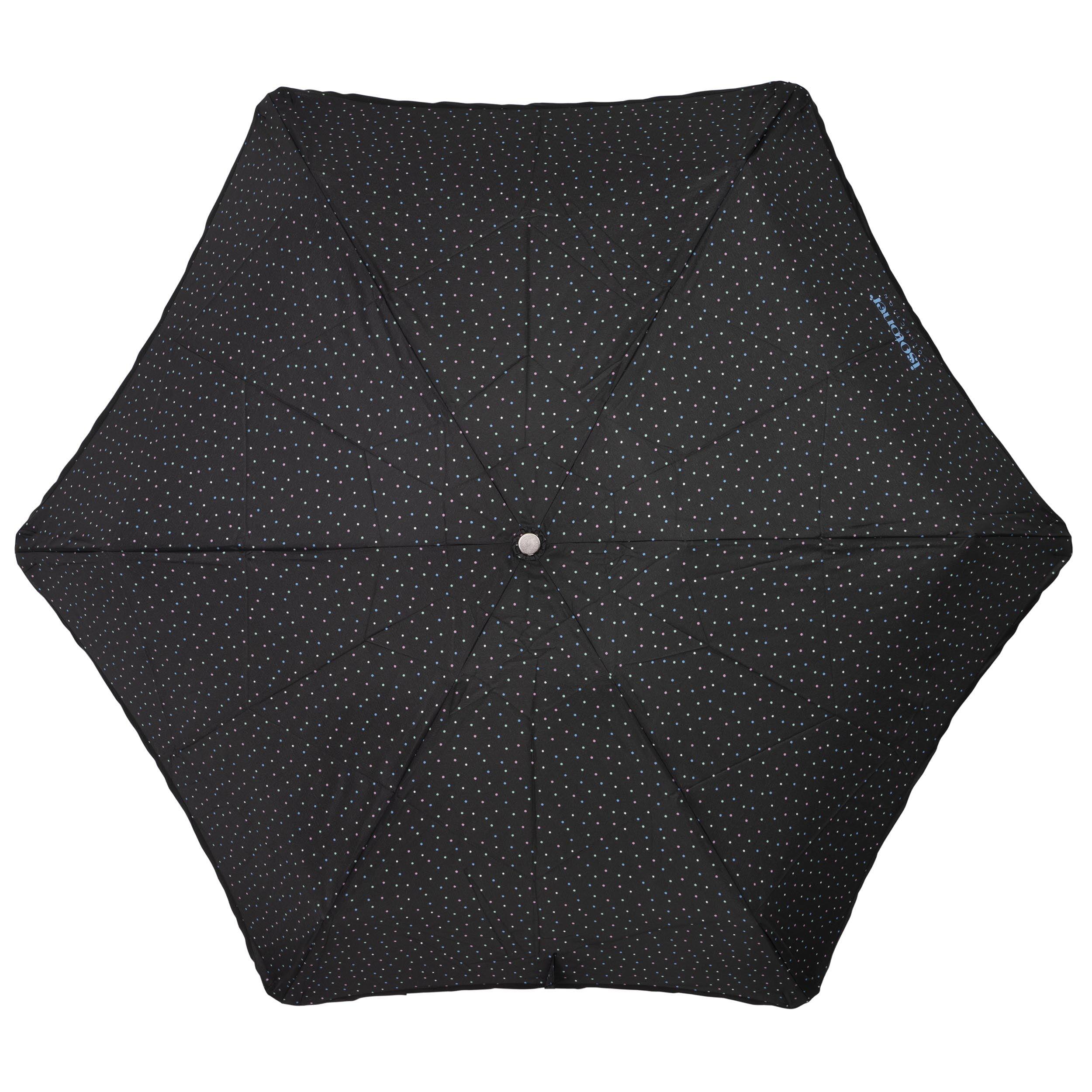 X-TRA SOLIDE ALPHA Mini Pois Ombrello nero - 23 cm 3/5