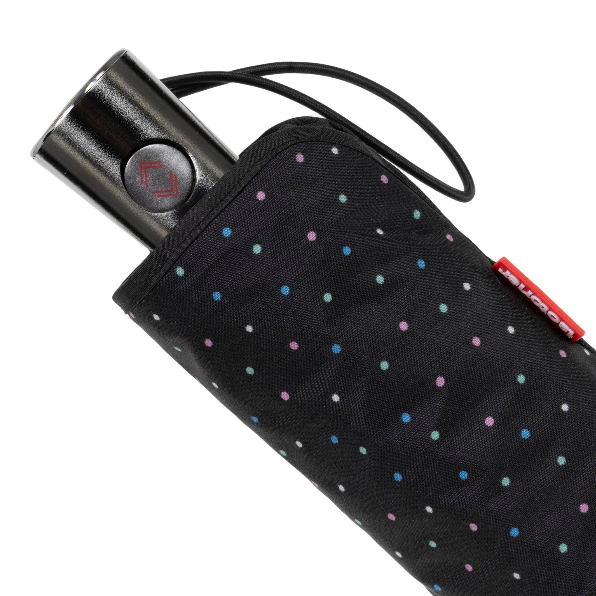 X-TRA SOLIDE ALPHA Mini Pois Ombrello nero - 23 cm 5/5