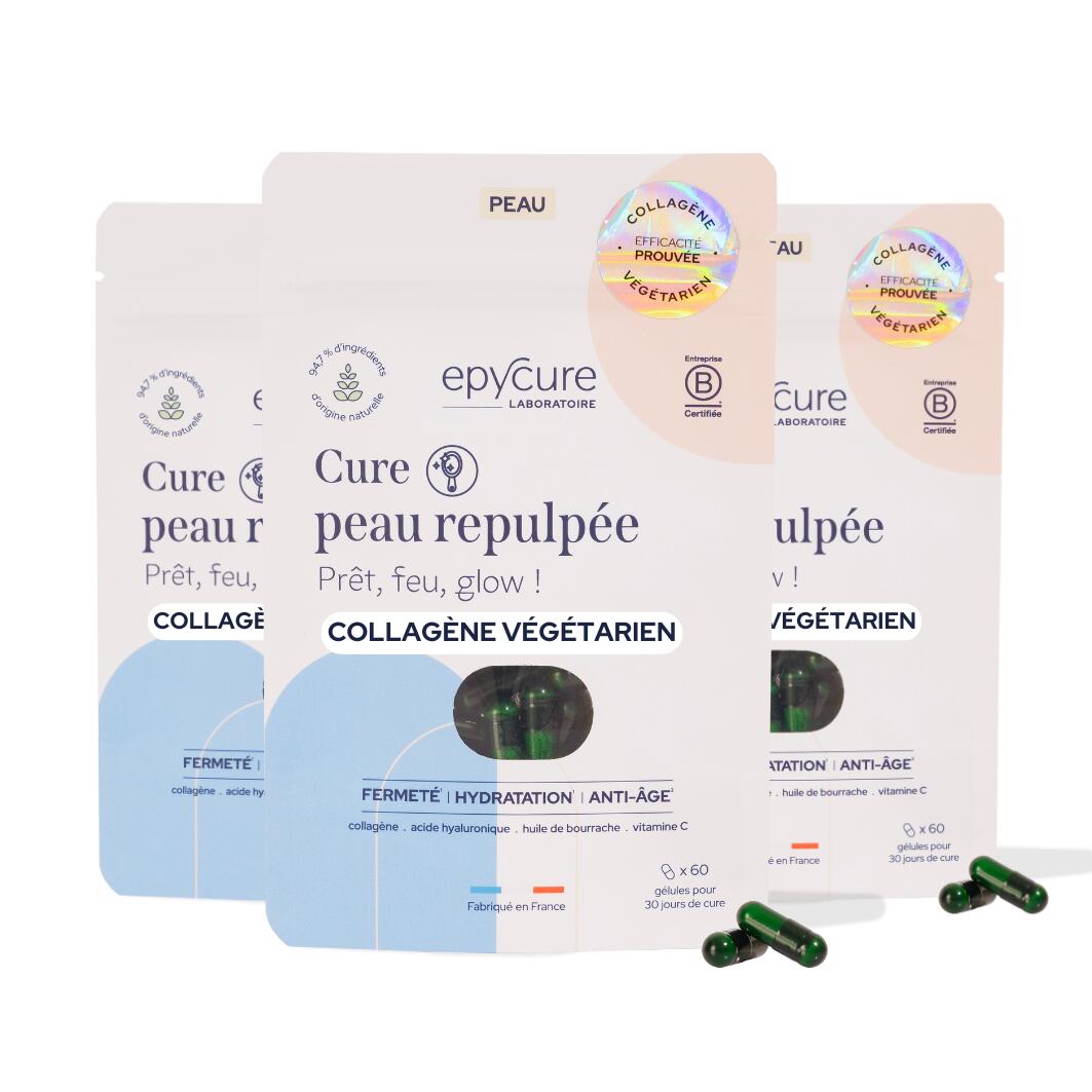 Epycure - Cure Peau Repulpée Collagène Végétarien X 3m - Complément Alimentaire - Decathlon