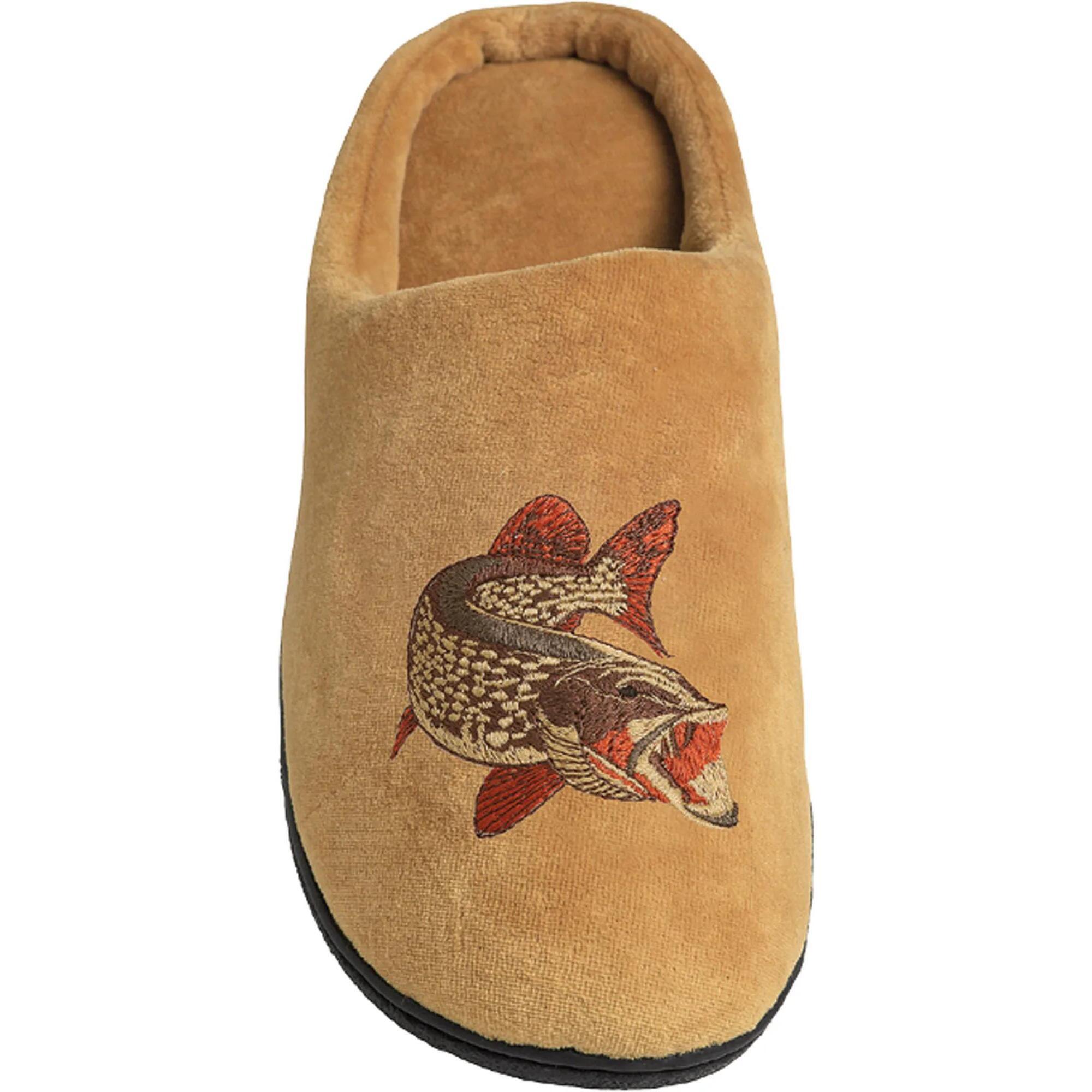 Stepland - Chaussures De Détente Stepland Broderie Brochet-45/46 - Chaussons - Beige - Decathlon