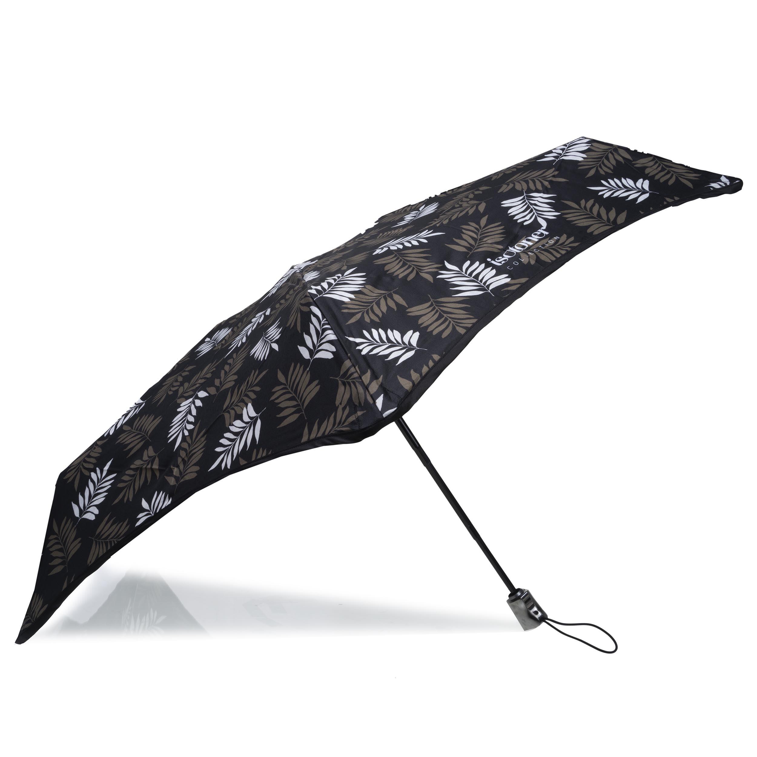 Isotoner - Parapluie X-tra Solide Anti-retournement, Ultra Déperlant, Ouverture/fermeture - Parapluie - Marron|vert - No Size - Decathlon