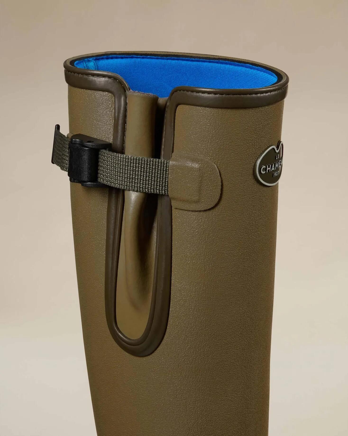Bottes Vierzonord Femme Le Chameau Doublées Néoprène Vert Vierzon 4/6