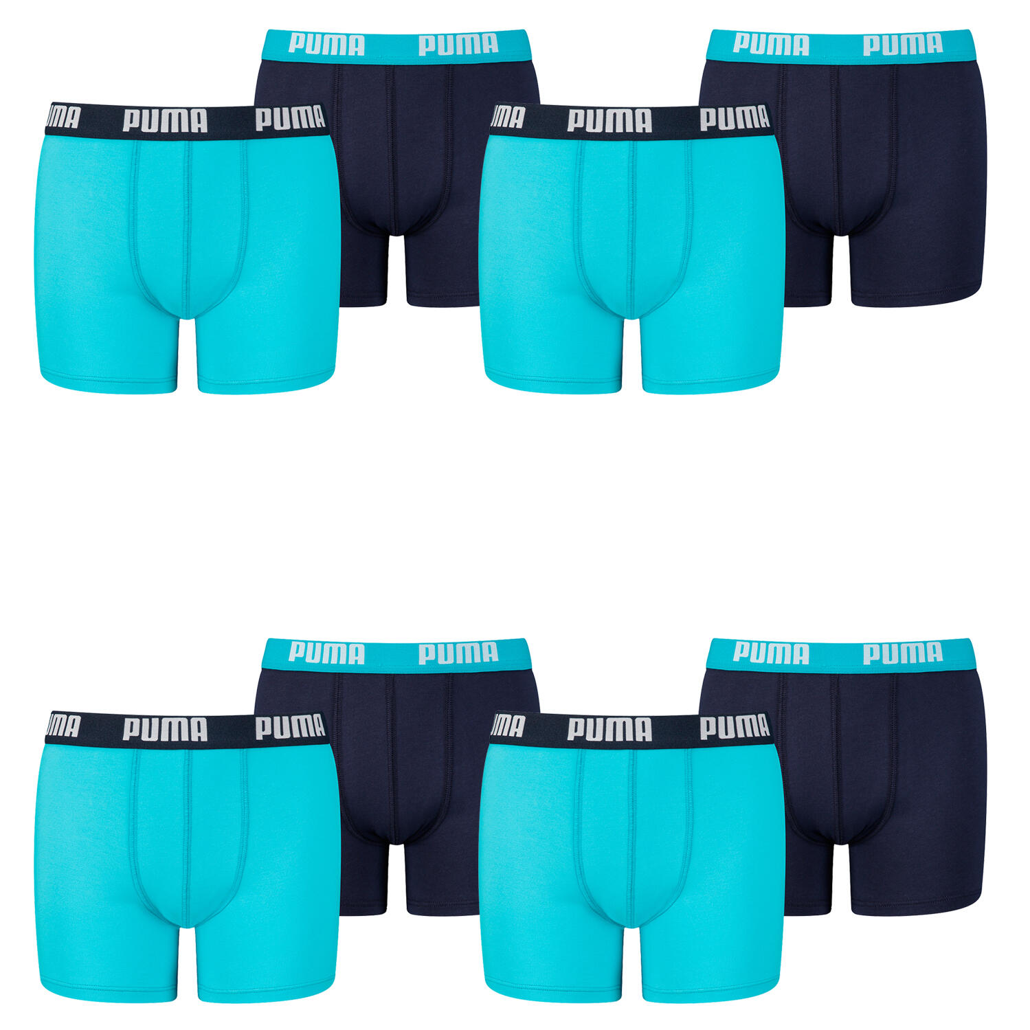 BOXERS 8 PACK Puma Boxer Boxershorts Jungen Kinder Unterhose Unterwäsche 3/3