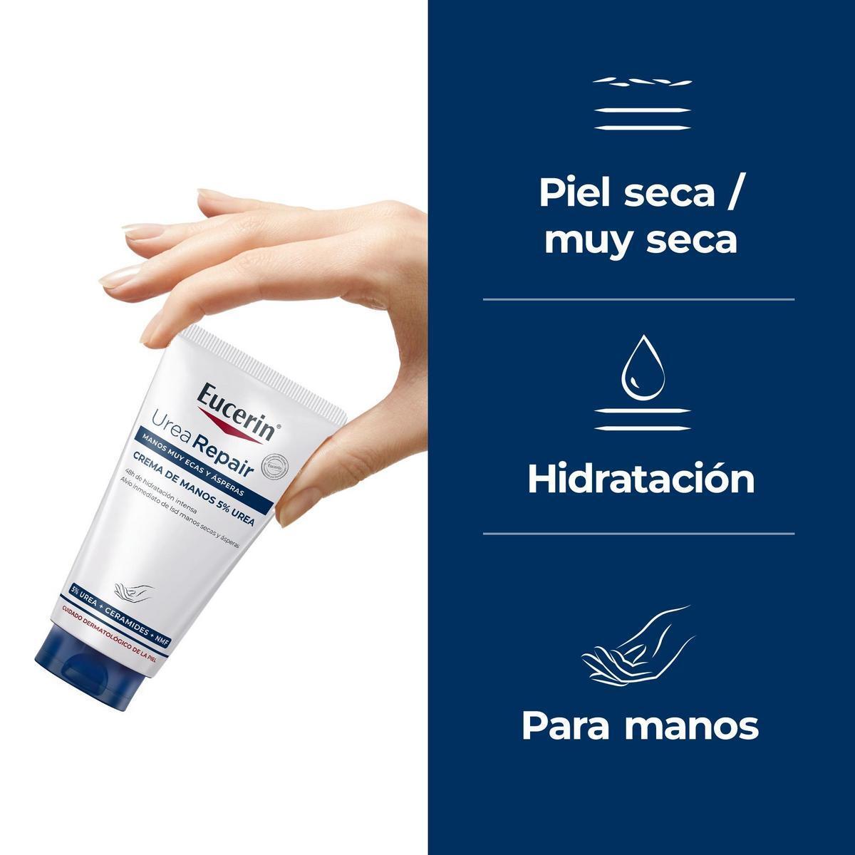EUCERIN UreaRepair Crema de Manos Urea 5% 75ml 2/4