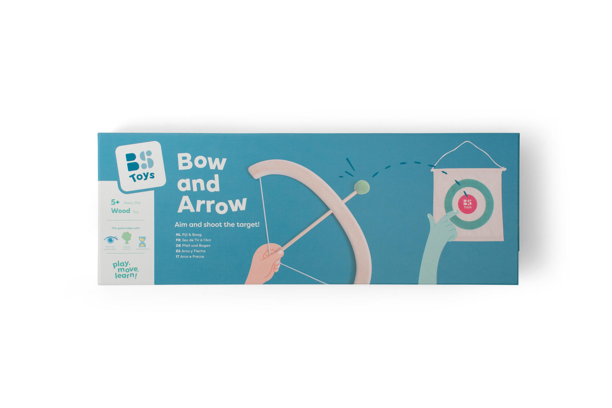 Arc En Bois Traditionnel Pour Enfant – Style Robin Des Bois – Neuf