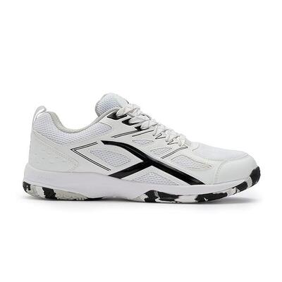 Hundred XOOM Scarpe Badminton Non Segnanti Ammortizzate Bianche/Nere
