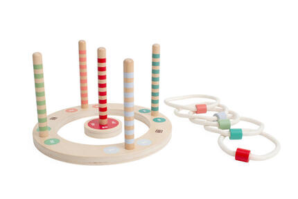 Ringwurfspiel aus Holz