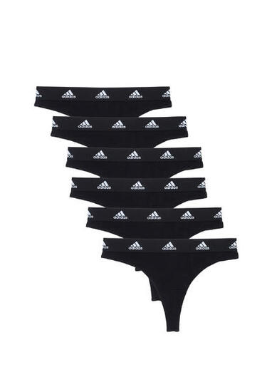 6er PACK Adidas Sportswear Thong Damen Slip String Unterwäsche
