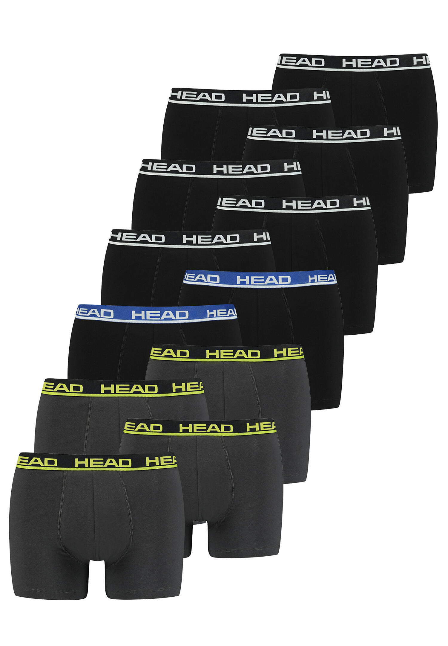 BOXERS  12 er Pack Head Herren Basic Boxer Pant Shorts Unterwäsche Unterhose 3/3