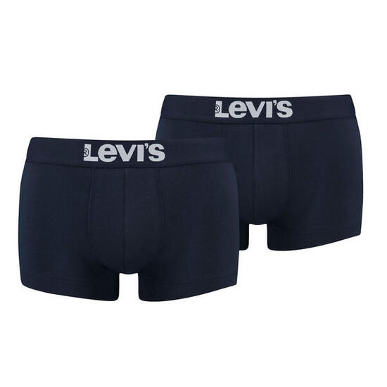 2er Pack Levis Men Solid Basic Trunk Boxershorts Unterhose Pant Unterwäsche