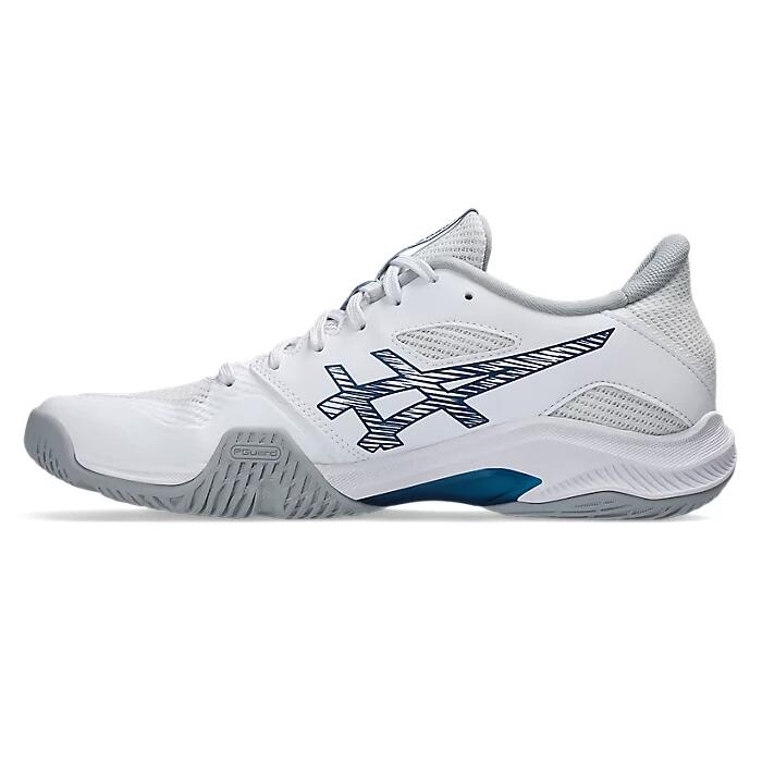 Asics Blade FF 2 Blanc/Bleu 3/4