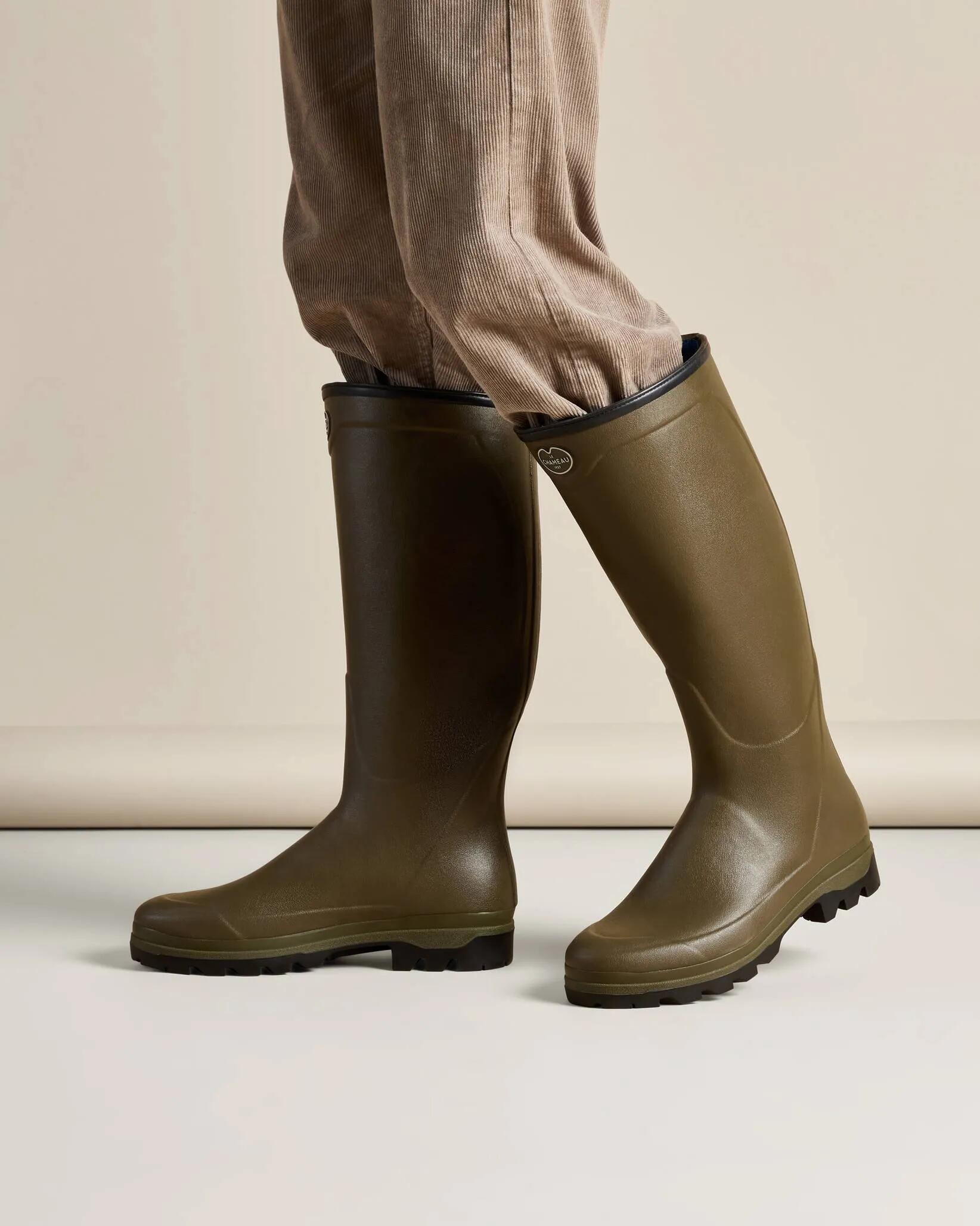 Bottes Country Cross Le Chameau Néoprène Vert Chameau 6/6