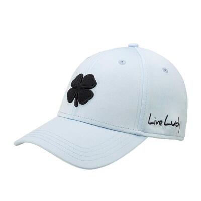 Cappello Premium Clover nero. azzurro/nero
