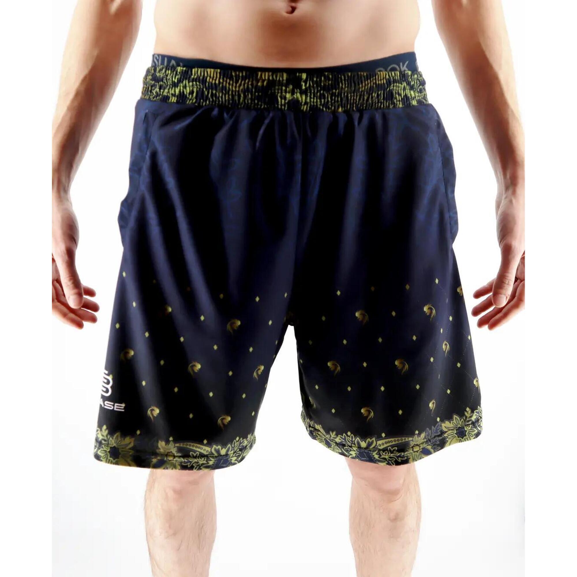 B-ease - Short De Basket French Time - Short - Bleu|jaune - Decathlon