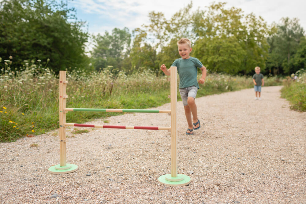 Verstelbare haag van hout 100 x 69 cm - Buitenspeelgoed voor kinderen 7/8