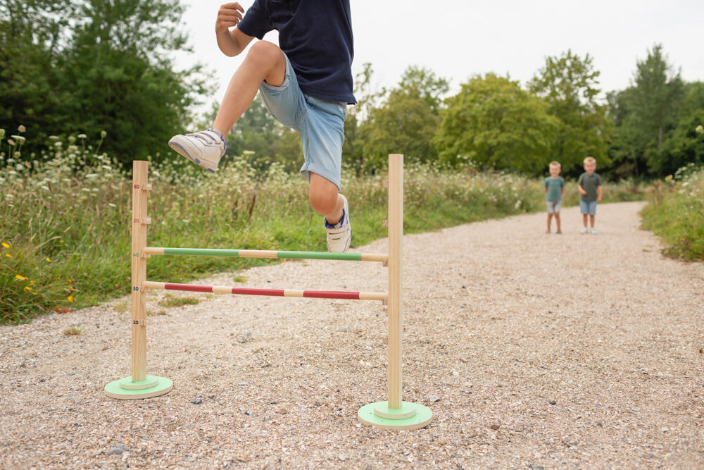 Verstelbare haag van hout 100 x 69 cm - Buitenspeelgoed voor kinderen 6/8