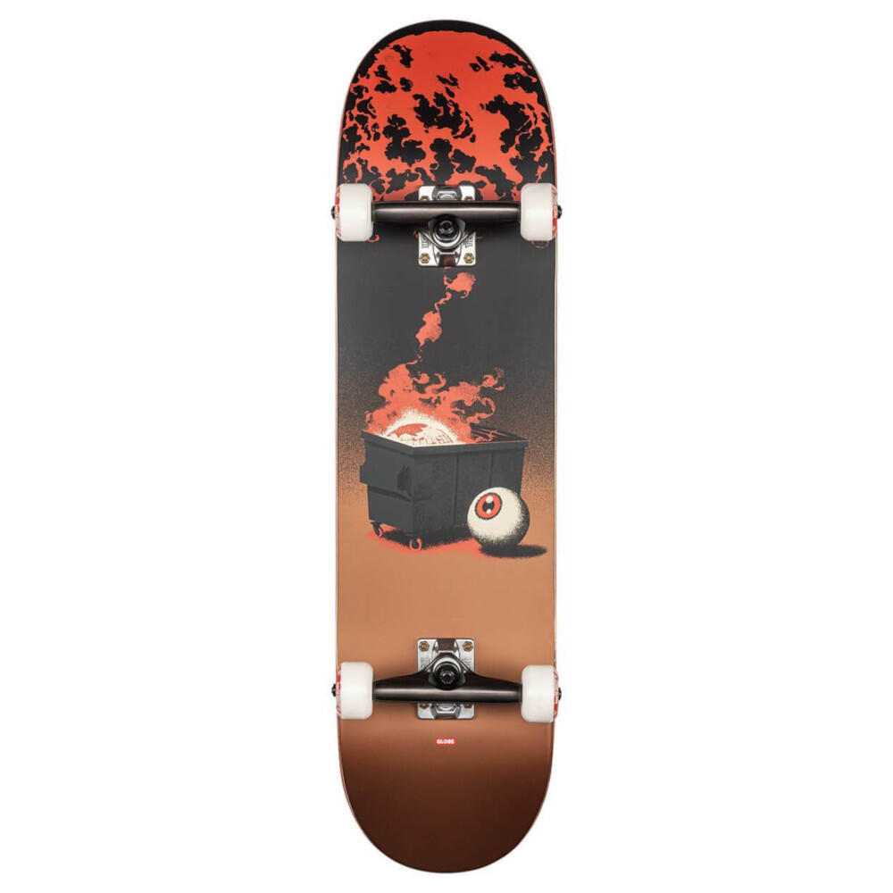 GLOBE Skateboard Globe G2 On the Brink Dumpster Fire 8.25''