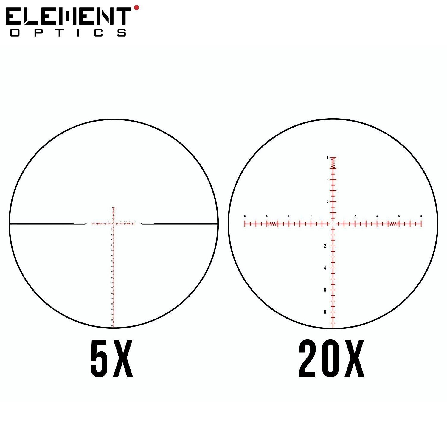 Ottica Element Optics Nexus 5-20X50 APR-1C FFP MRAD 6/7