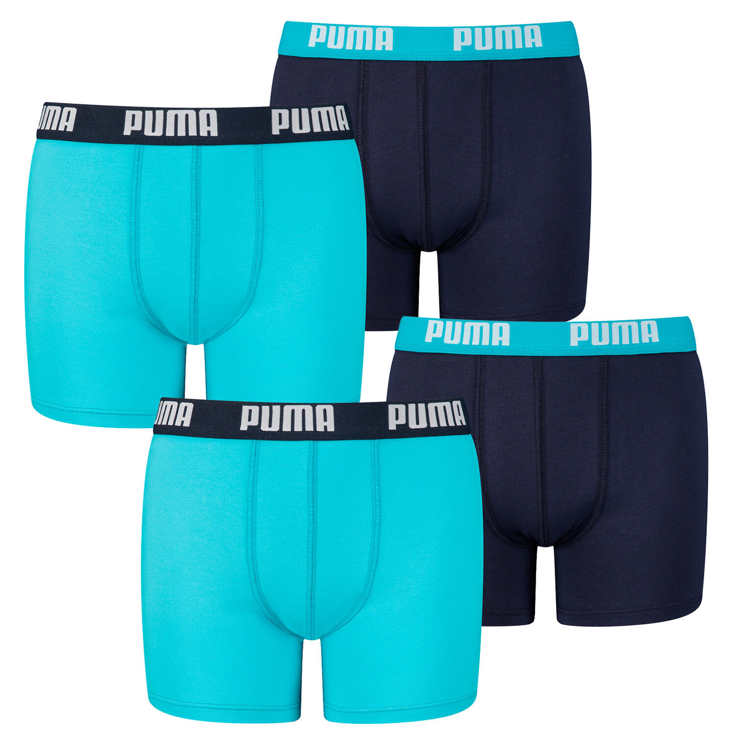 BOXERS 4 PACK Puma Boxer Boxershorts Jungen Kinder Unterhose Unterwäsche 3/3