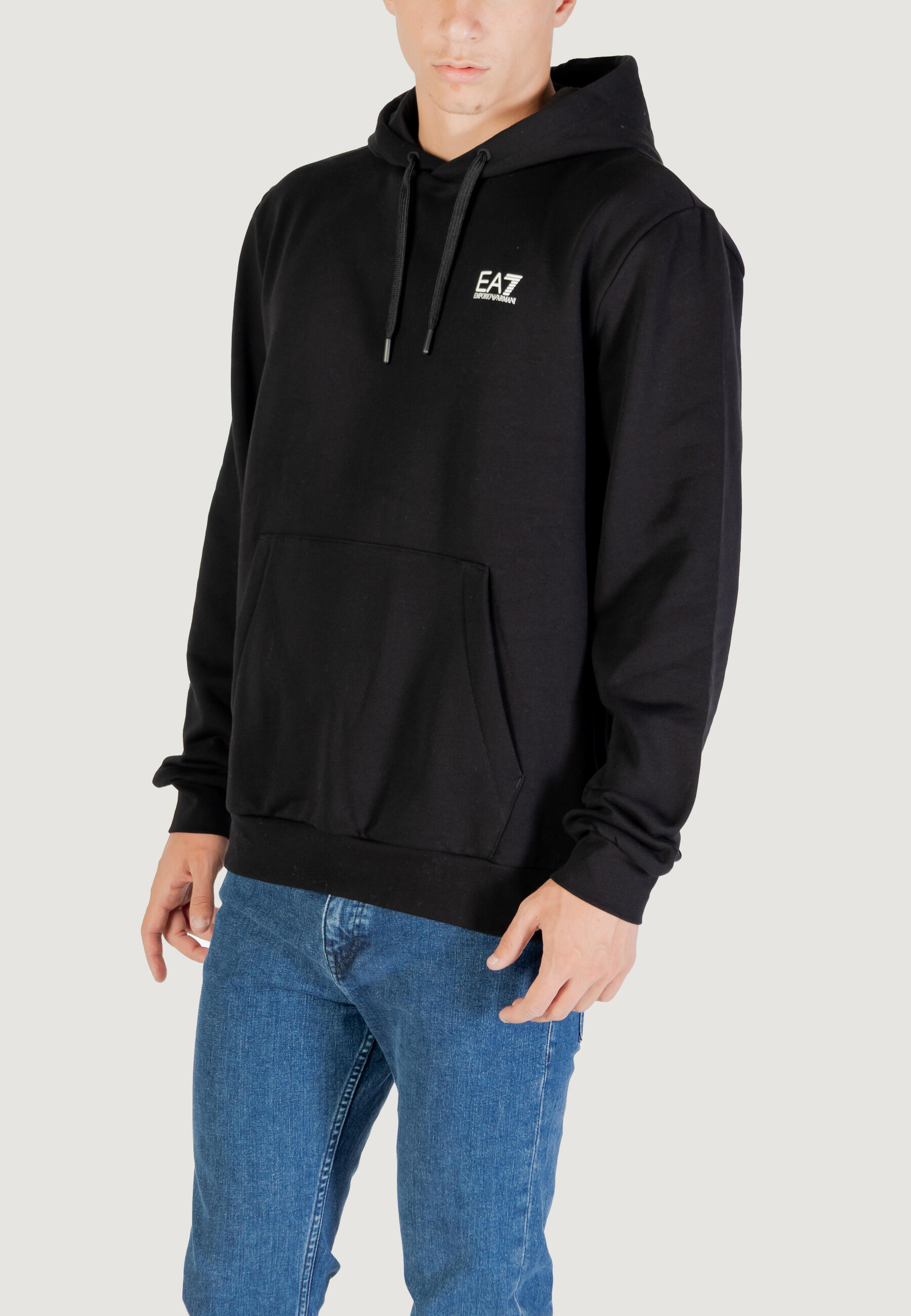 Felpe Uomo 7M000570 AF10377 Nero - Bianco 4/5