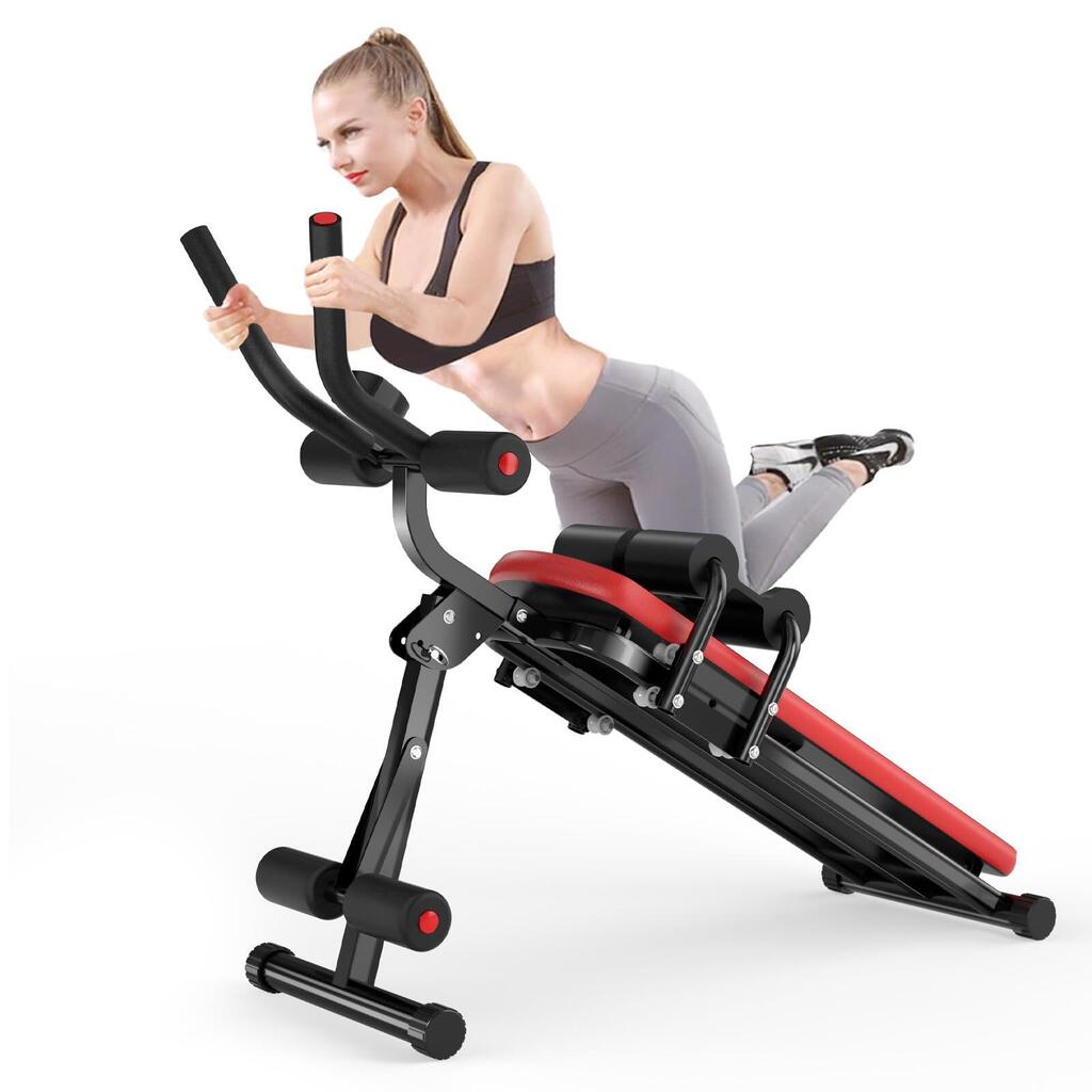 Adjustable Ab Exercise Bench with LCD Monitor