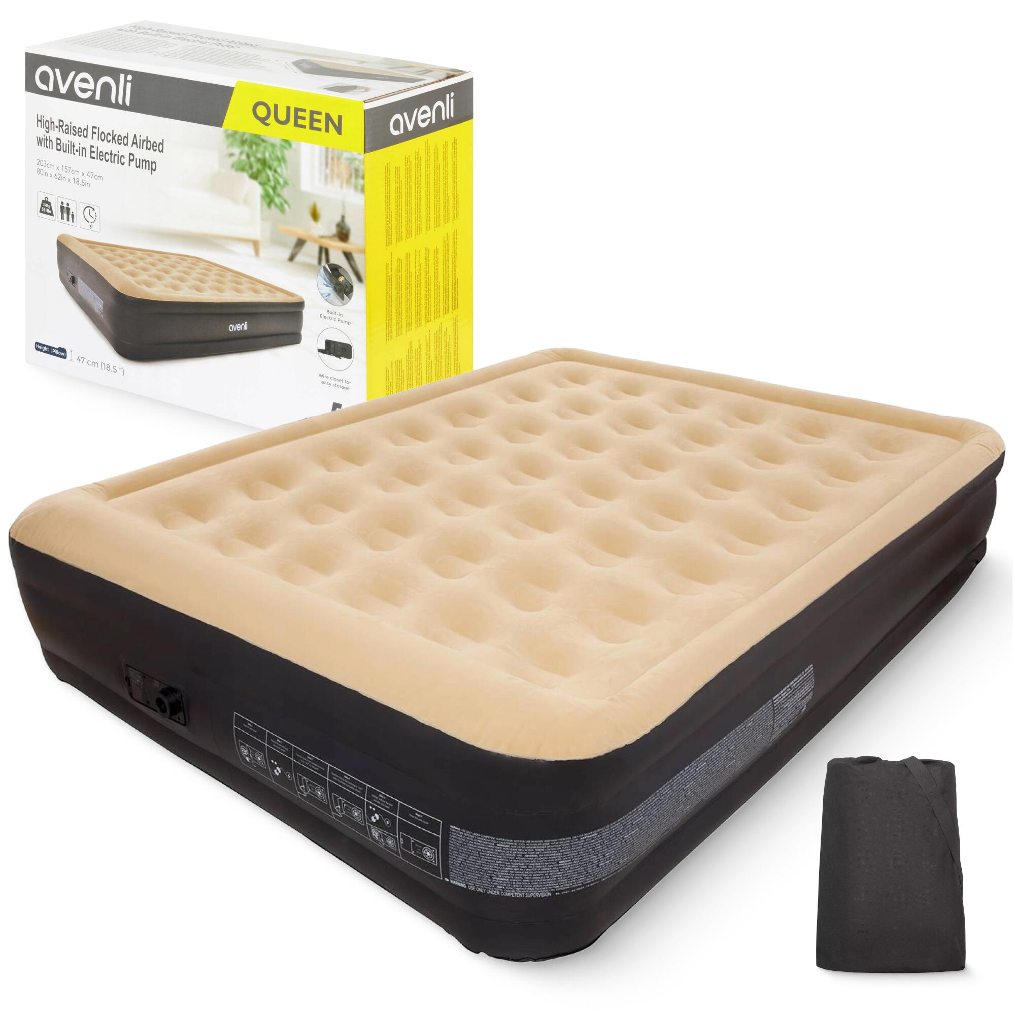 AVENLI Nafukovací matrace pro dva AVENLI