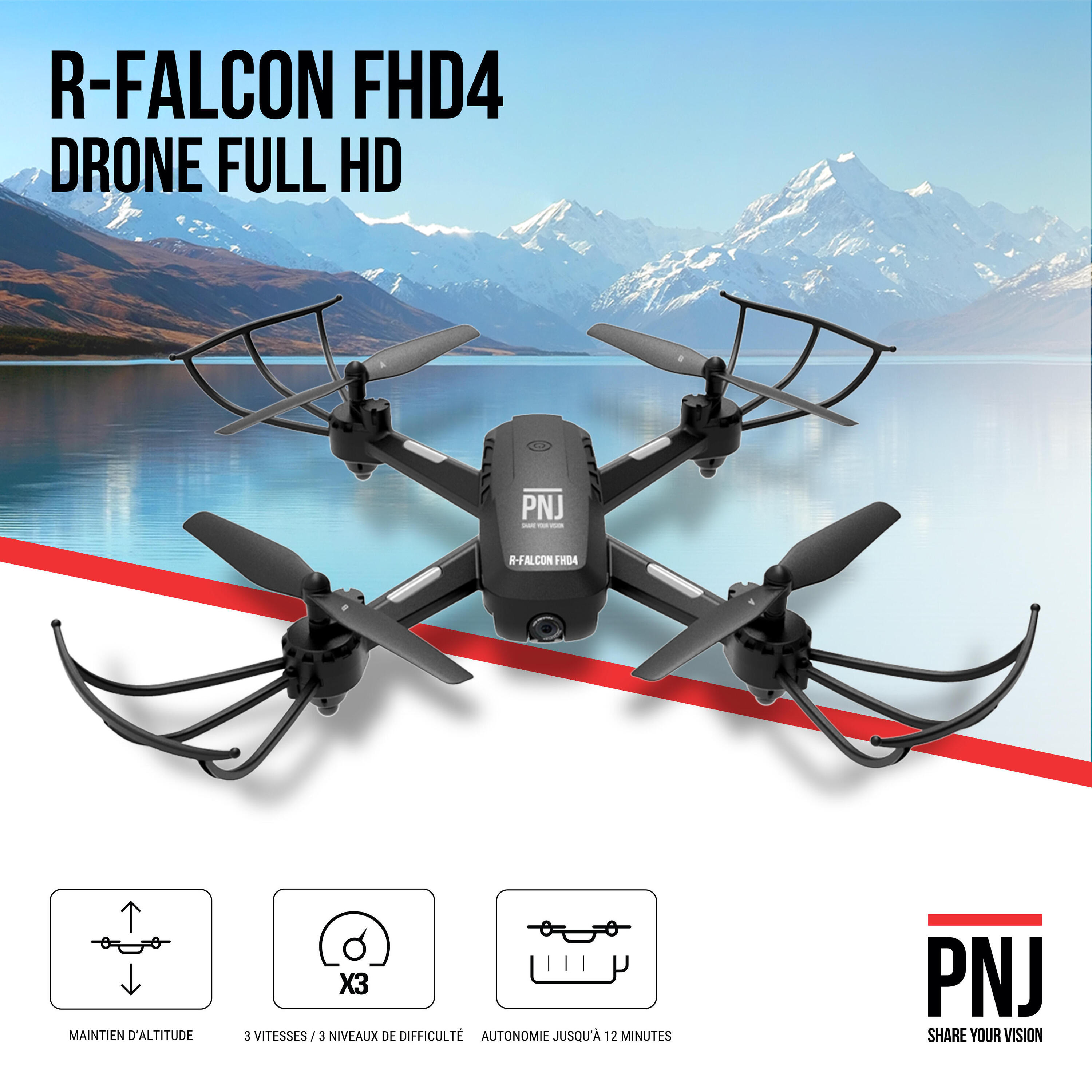 Drone PNJ  R-Falcon FHD4 5/7