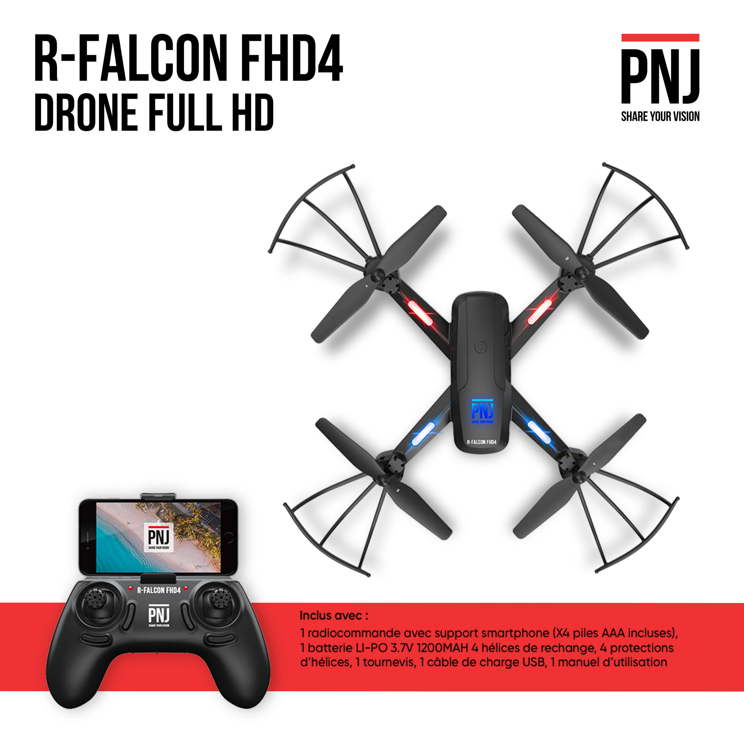 Drone PNJ  R-Falcon FHD4 6/7