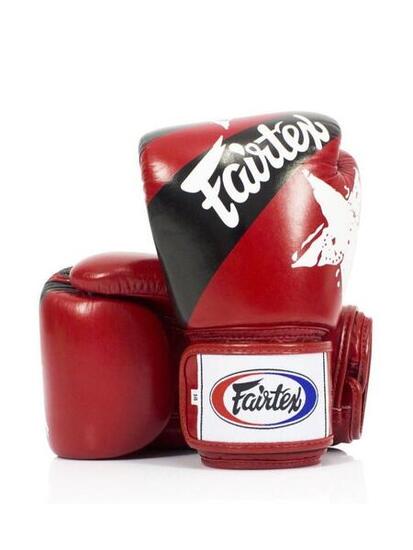 Guantoni da boxe Fairtex BGV1 – Nation Print – Rosso – 10 oz