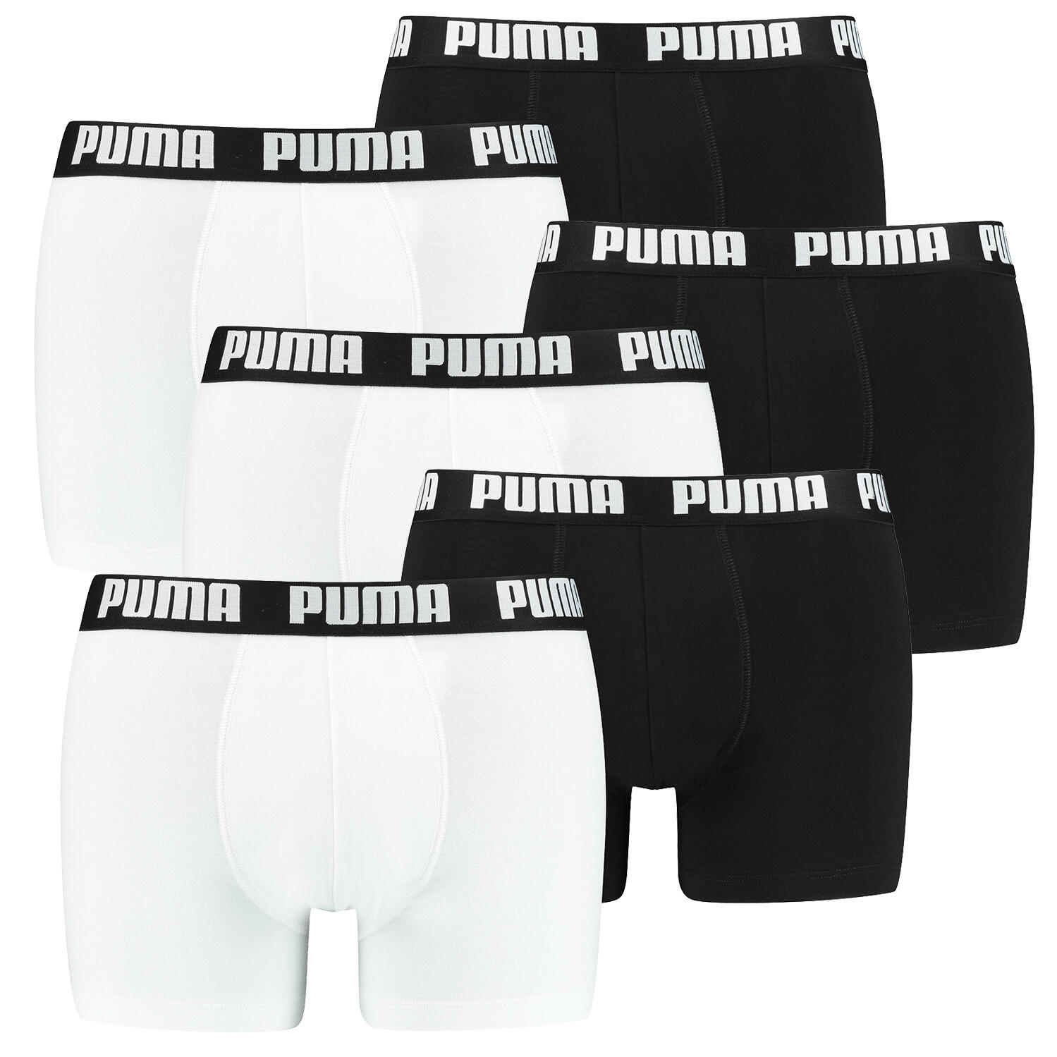 PUMA BOXERS 6 Pack Puma Boxer Boxershorts Men Herren Unterhose Pant Unterwäsche