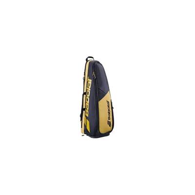Rugzak - badminton - unisex - backrack - met vakken - zwart/geel