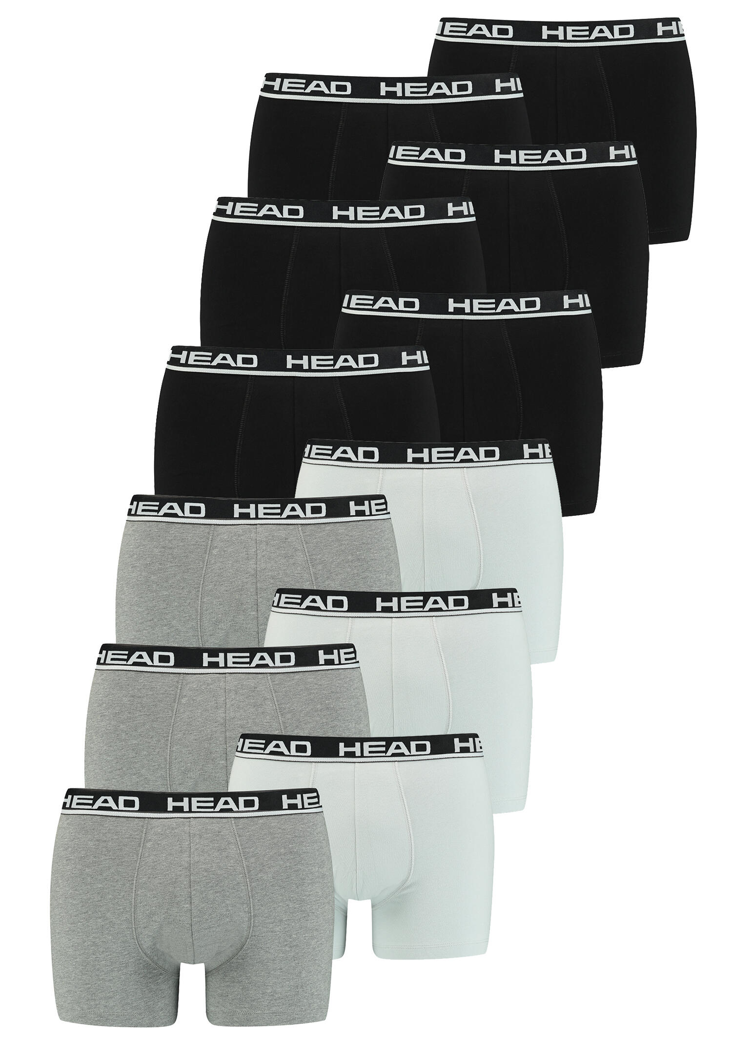 HEAD BOXERS  12 er Pack Head Herren Basic Boxer Pant Shorts Unterwäsche Unterhose