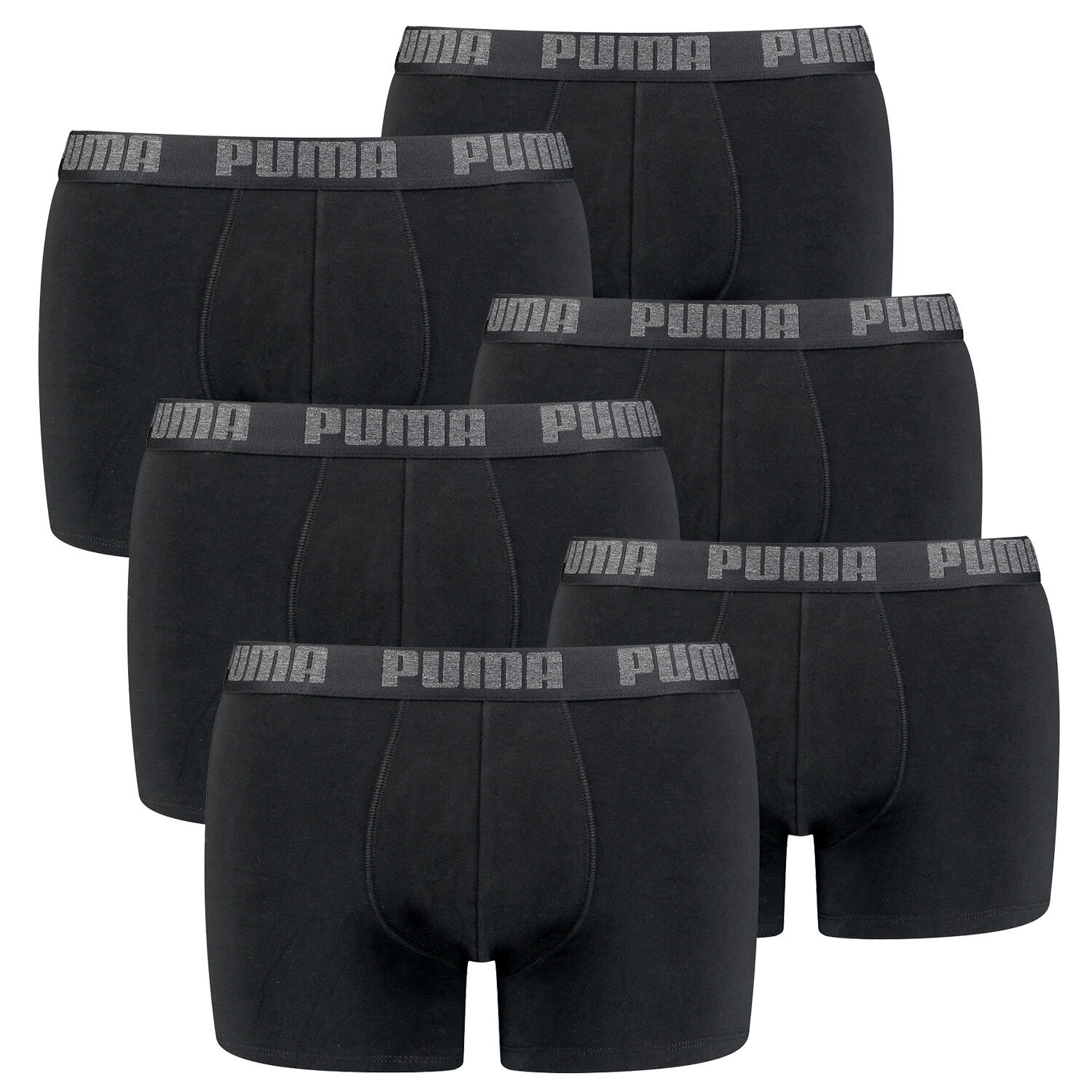 PUMA BOXERS 6 Pack Puma Boxer Boxershorts Men Herren Unterhose Pant Unterwäsche