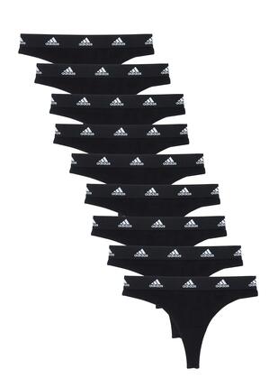 9er PACK Adidas Sportswear Thong Damen Slip String Unterwäsche