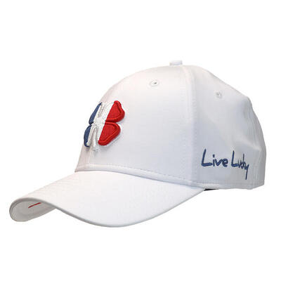 Zwarte klaver nieuw frankrijk vlag heren golf petten marine blauw