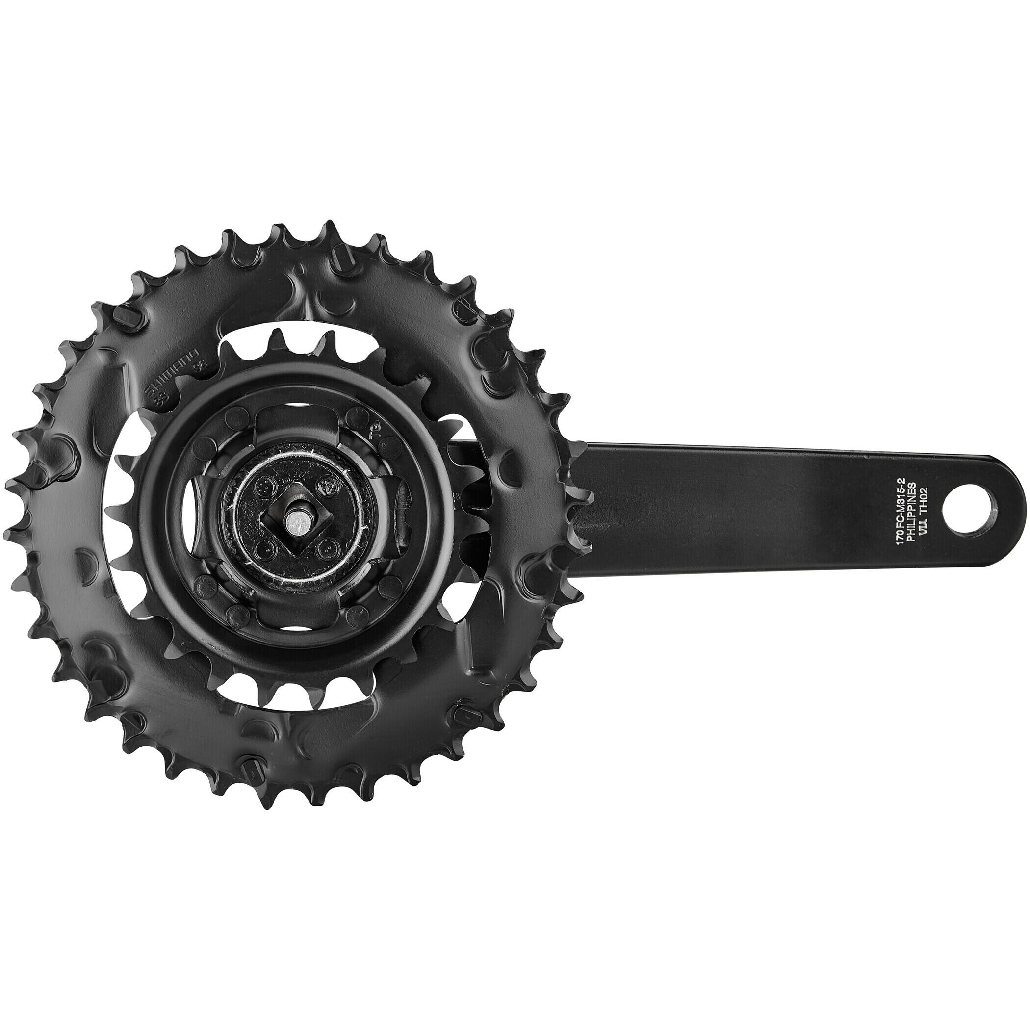 Pédalier double Shimano Altus FC-M315-2 7/8V 2/4